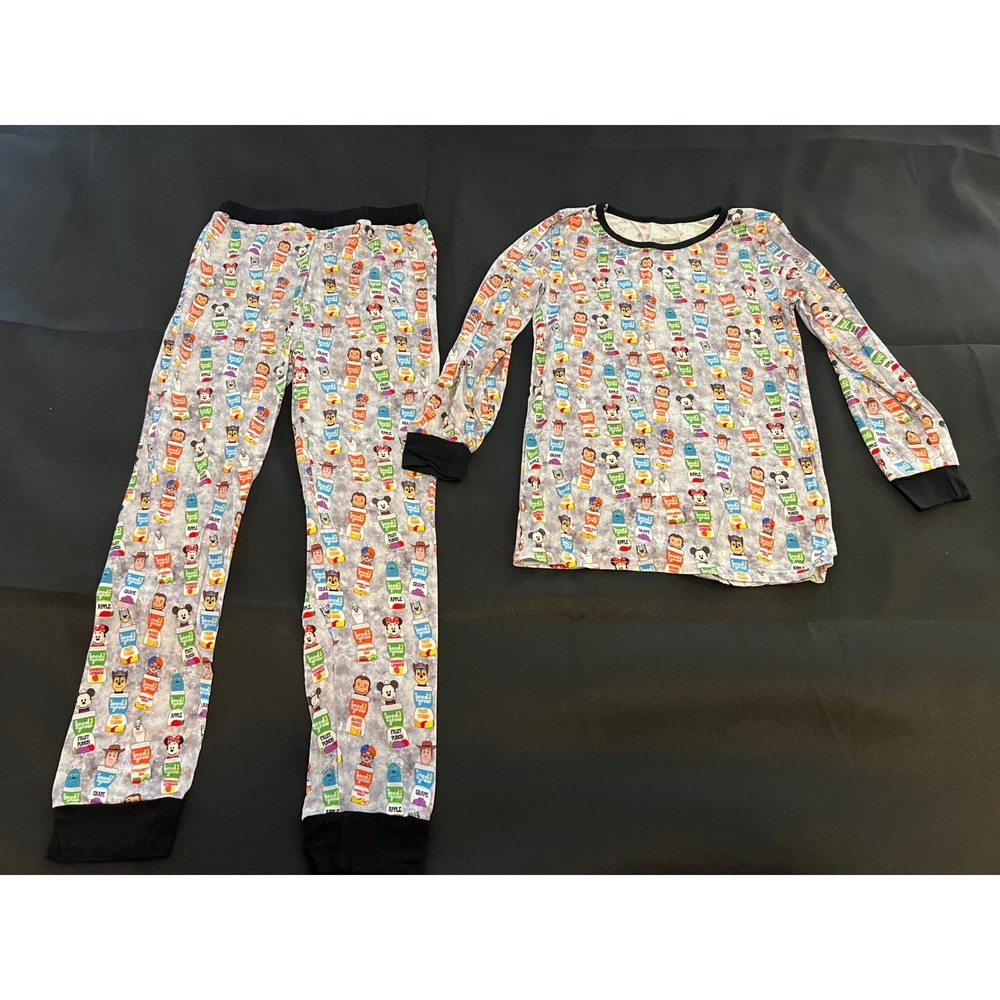 Good2Grow Character Bottle Print Pajama Set Bluey Mickey Paw Patrol Toy Story
